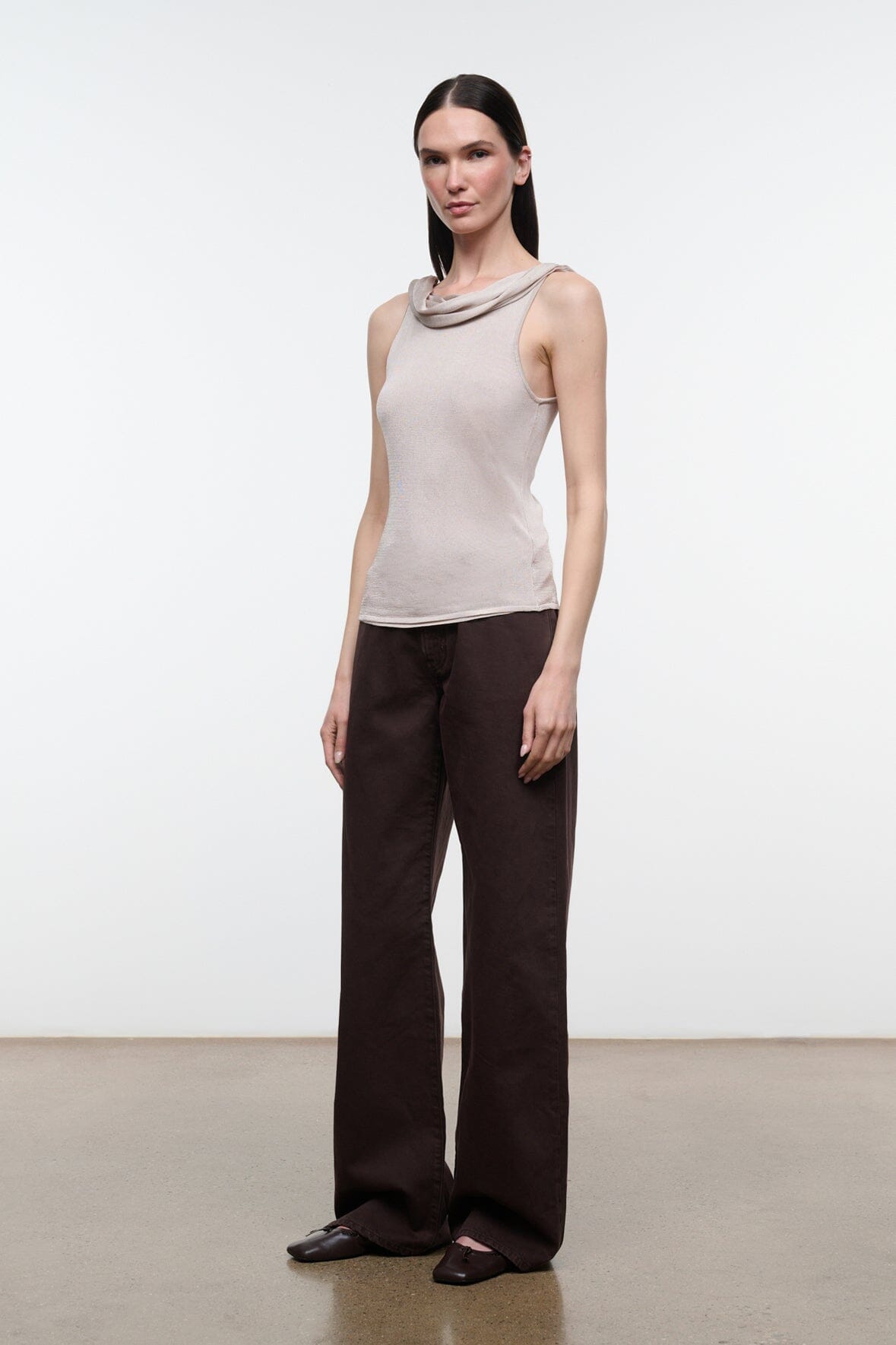 STAUD | Liana Top Champagne
