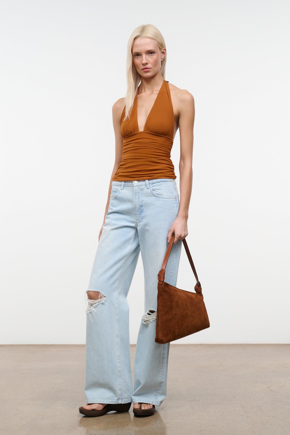 STAUD | Dani Shoulder Bag Tabac