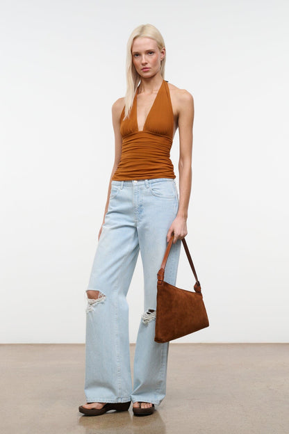 STAUD | Dani Shoulder Bag Tabac