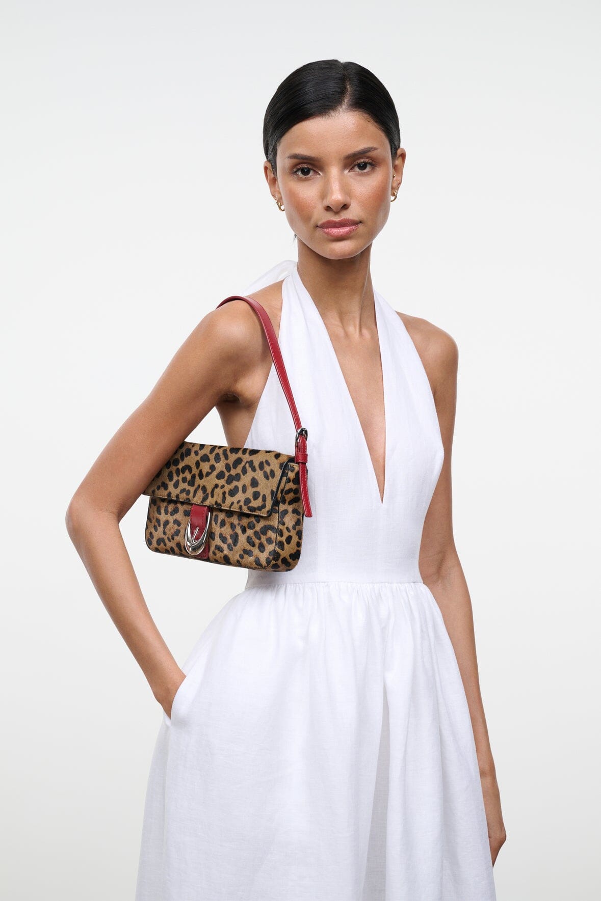 STAUD | Harlow Bag Cheetah