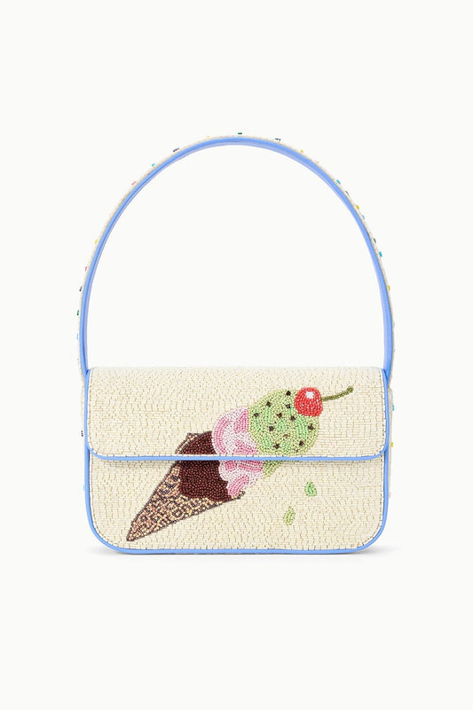 STAUD | Tommy Beaded Bag Triple Scoop