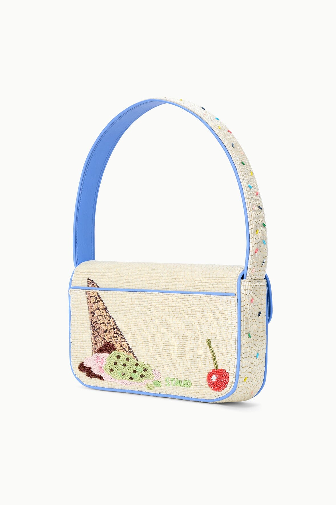 STAUD | Tommy Beaded Bag Triple Scoop