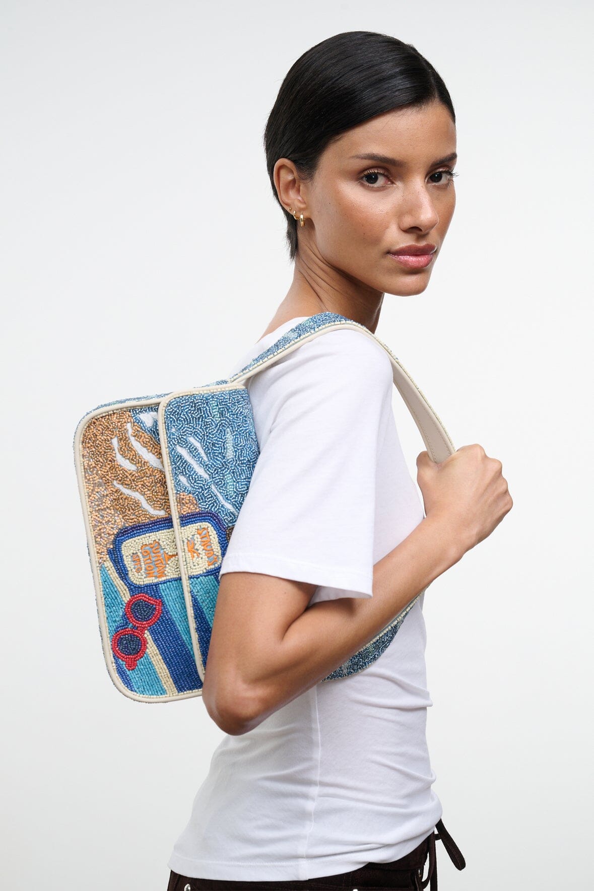 STAUD | Tommy Beaded Bag Spf 0