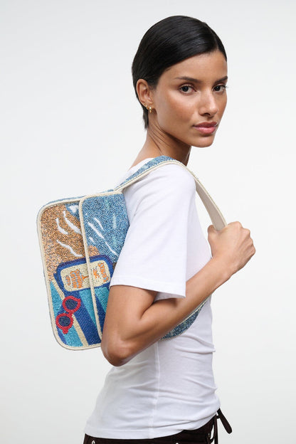 STAUD | Tommy Beaded Bag Spf 0