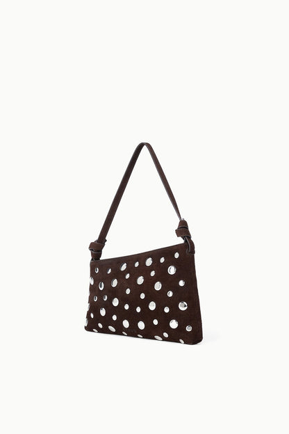 STAUD | Dani Mini Shoulder Bag Espresso Studs