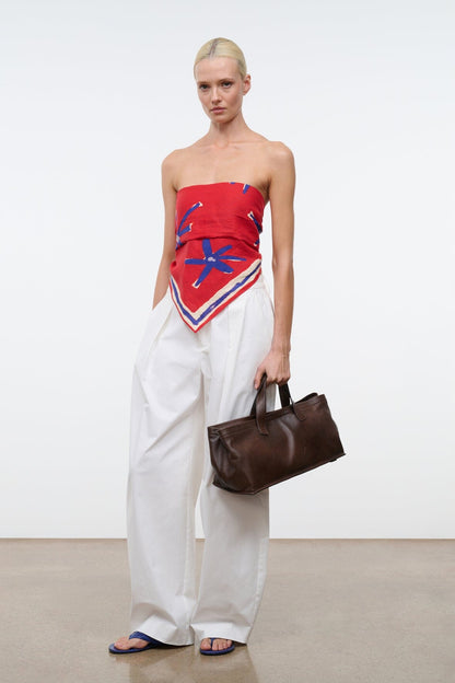 STAUD | Sonya Linen Scarf Painted Foulard
