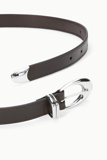 STAUD | Moon Metal Keeper Belt - 26 Mm Espresso