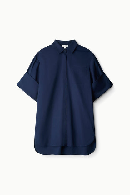 STAUD | Nico Dress Navy