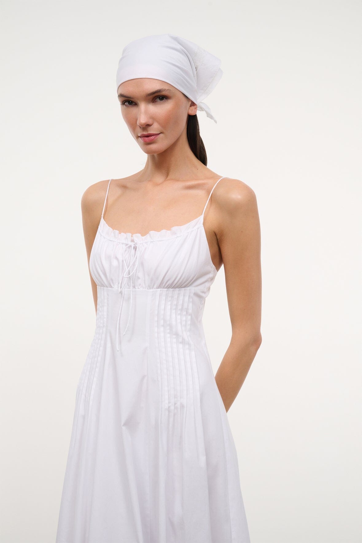 STAUD | Margi Dress White