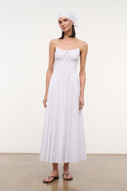 STAUD | Margi Dress White