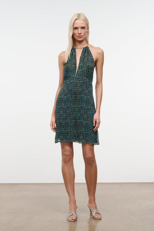 STAUD | Tali Dress Tidal Shell