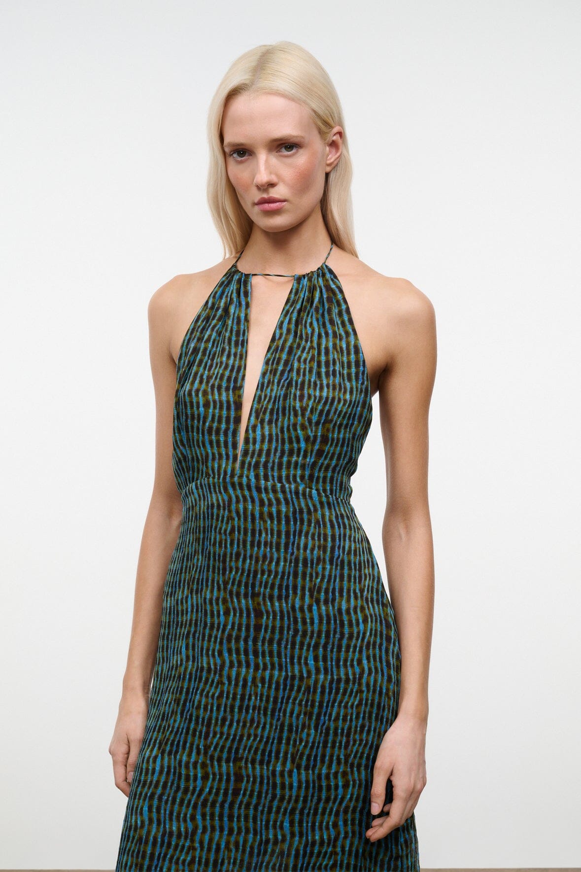 STAUD | Tali Dress Tidal Shell