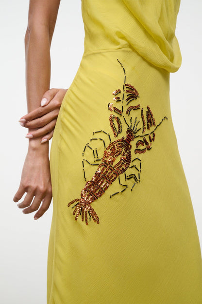 STAUD | Simona Dress Citron