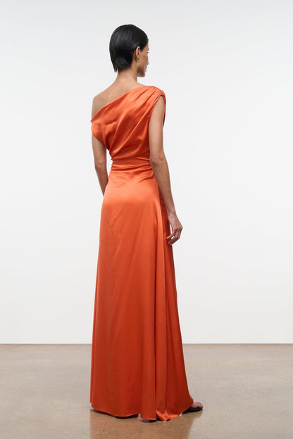 STAUD | Phare Silk Maxi Dress Koi