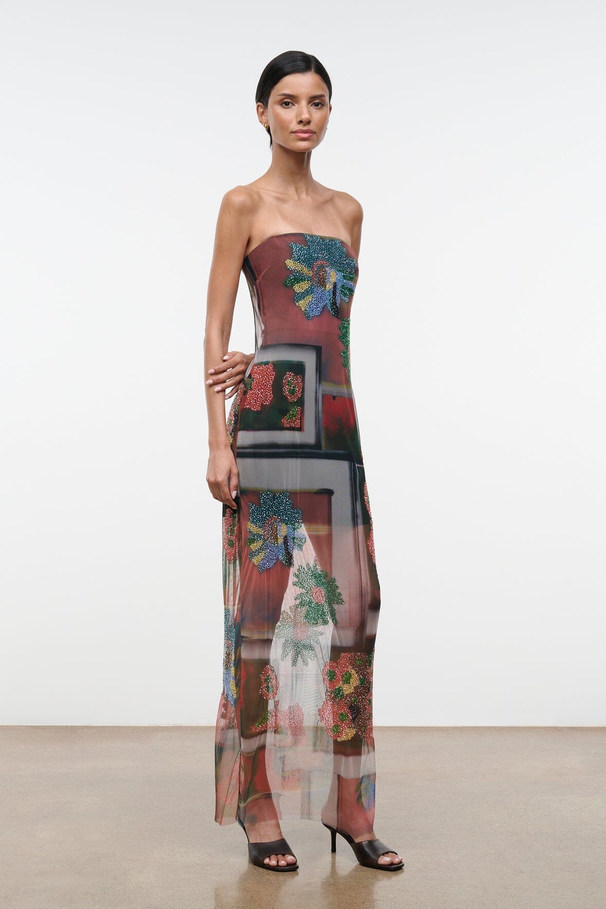 STAUD | Liliana Dress Superbloom Scarf