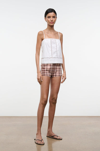 STAUD | Corinna Top Ivory