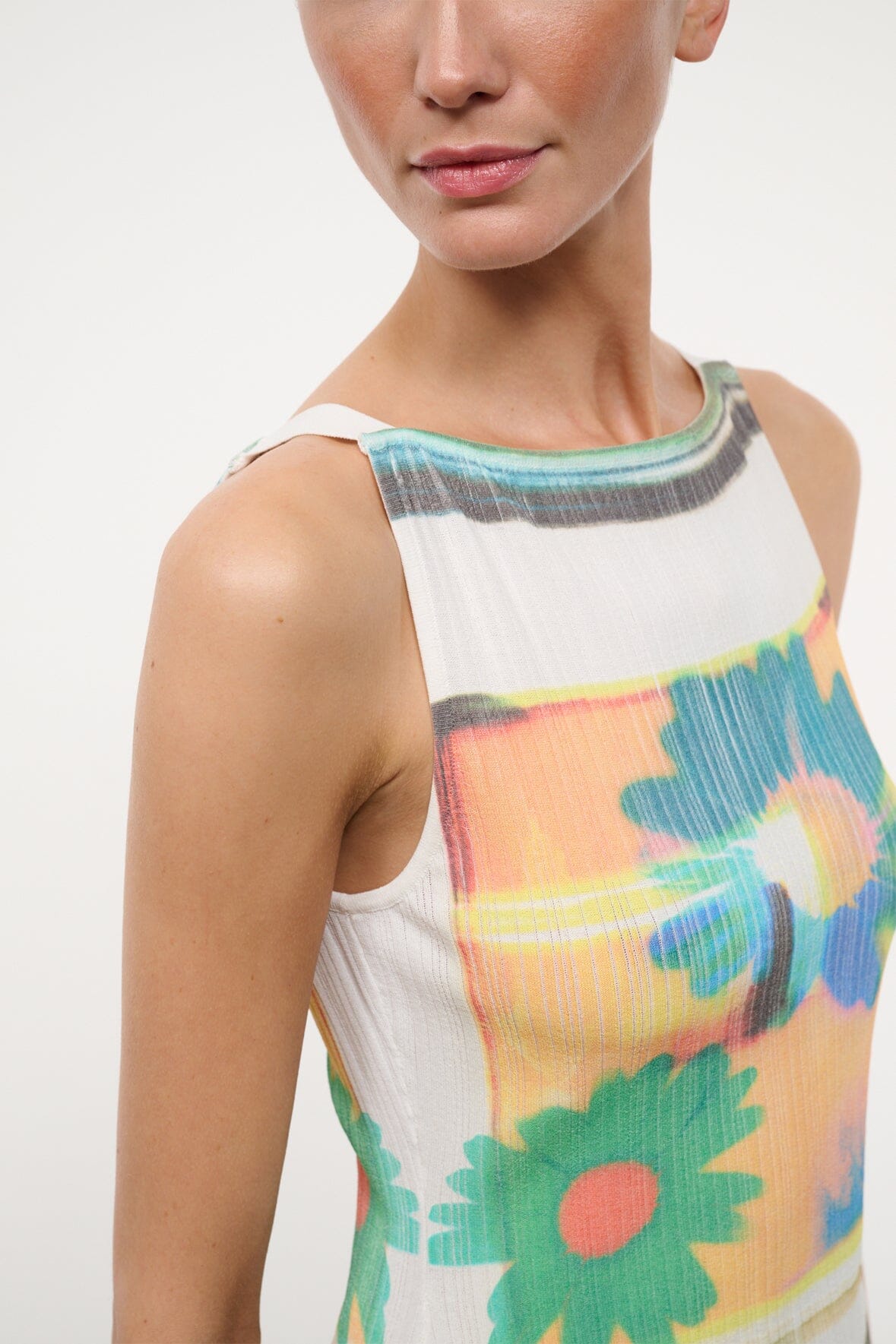 STAUD | Bryn Top Superbloom Scarf