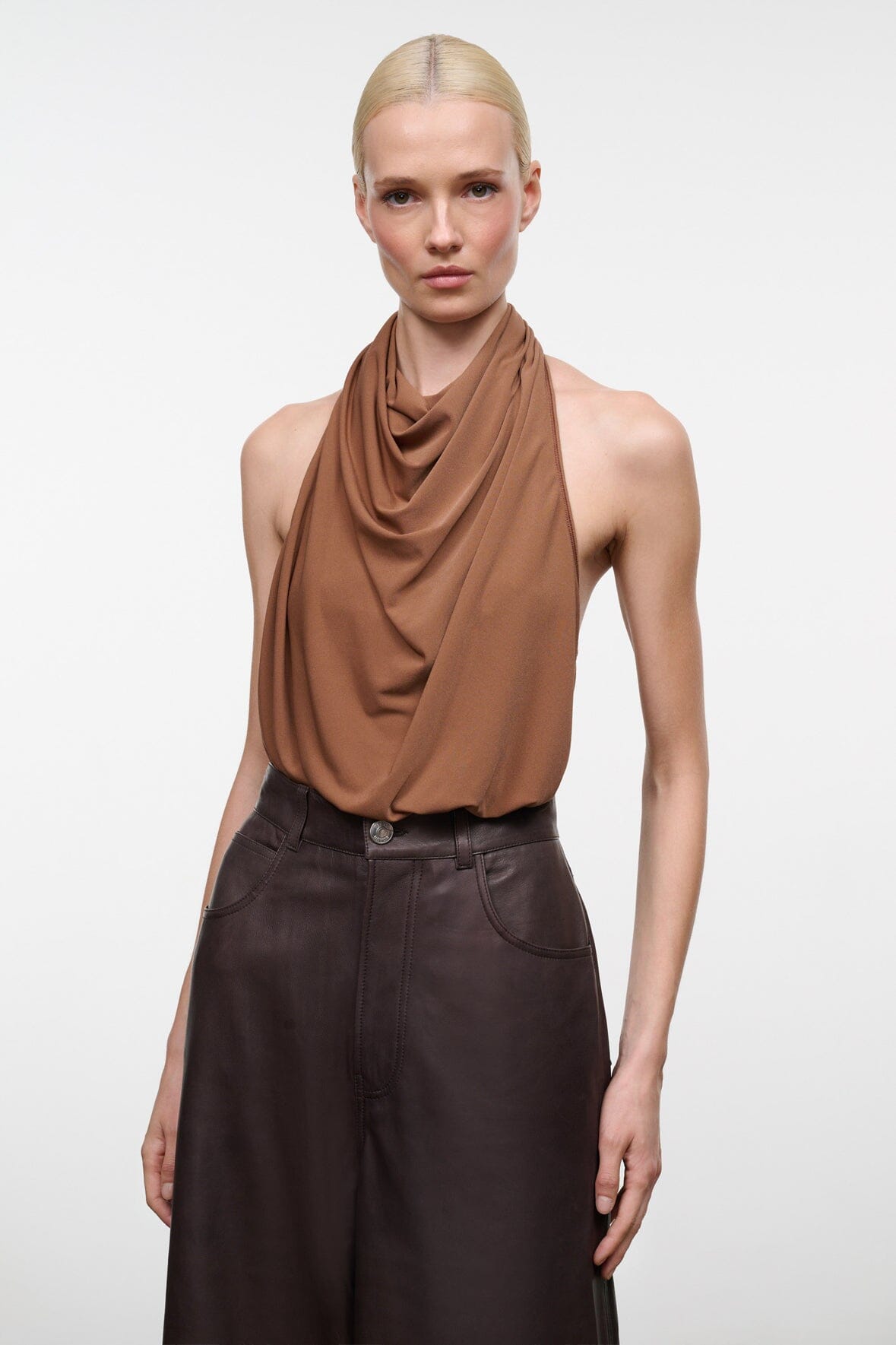 STAUD | Monay Bodysuit Cigar