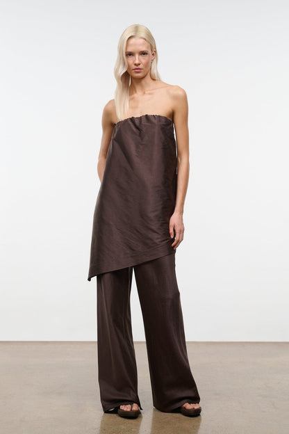STAUD | Georgia Silk Convertible Top Earth