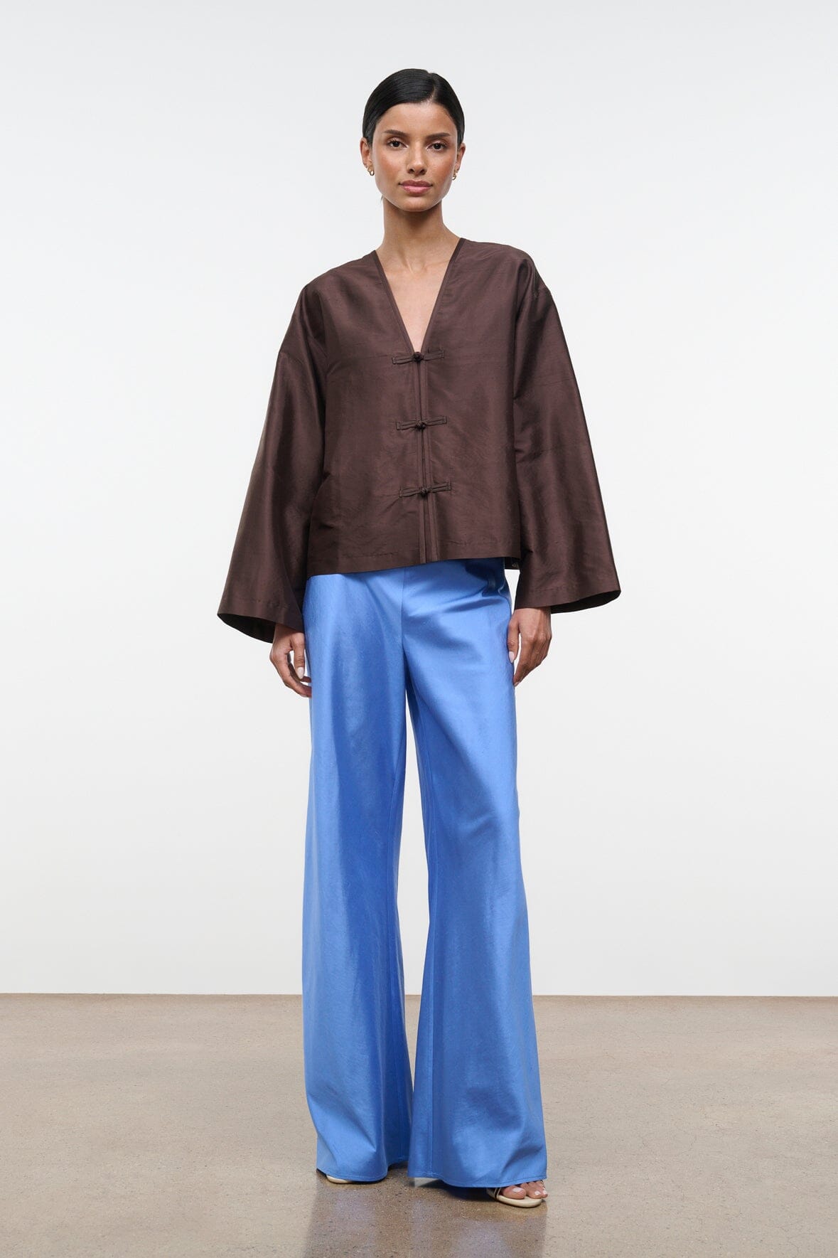 STAUD | Stroll Silk Pant Coast
