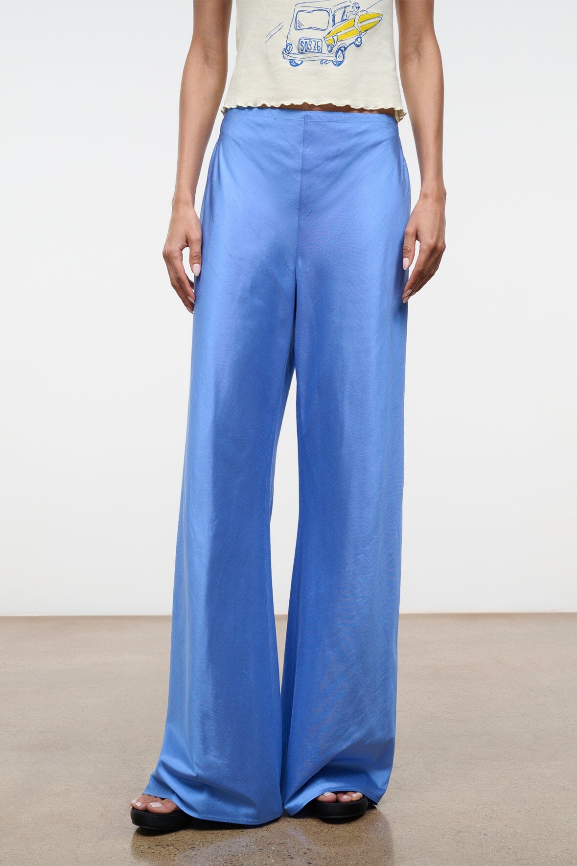 STAUD | Stroll Silk Pant Coast