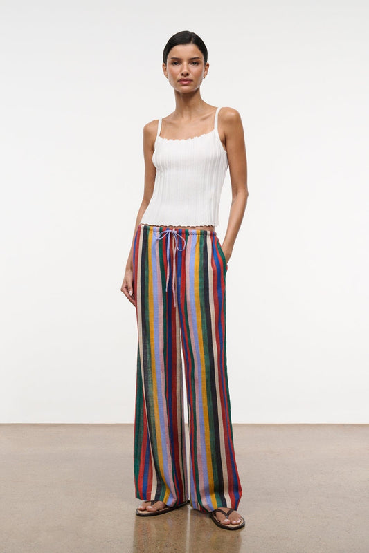STAUD | Mateo Pant Artist Stripe