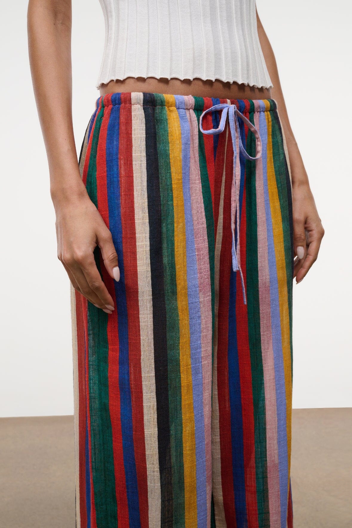STAUD | Mateo Pant Artist Stripe