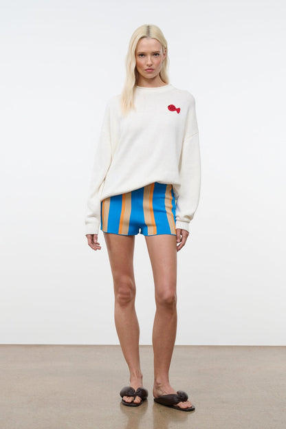 STAUD | Mare Short Sole Stripe