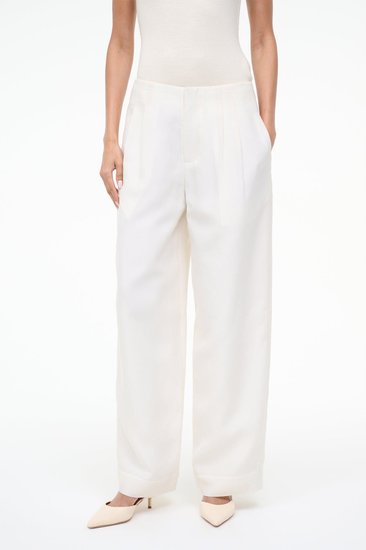 STAUD | Pierre Pant Ivory
