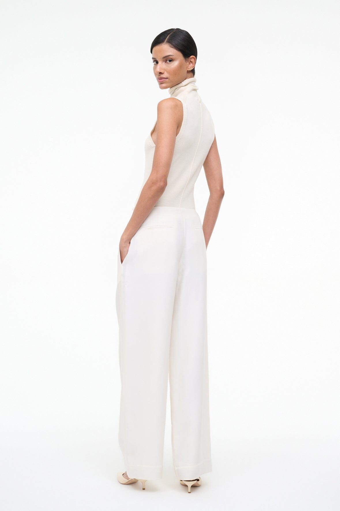 STAUD | Pierre Pant Ivory