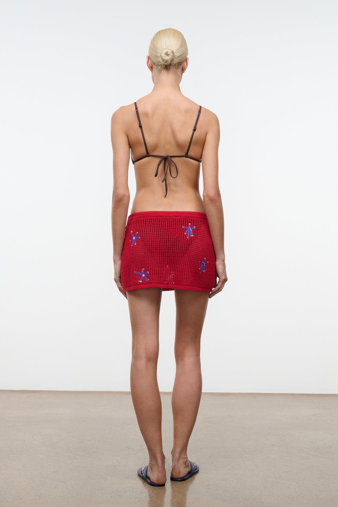 STAUD | Zya Mini Skirt Painted Foulard