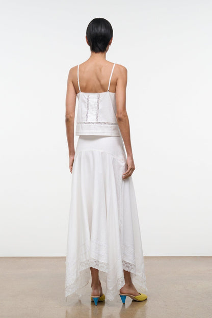 STAUD | Ainsley Skirt Ivory