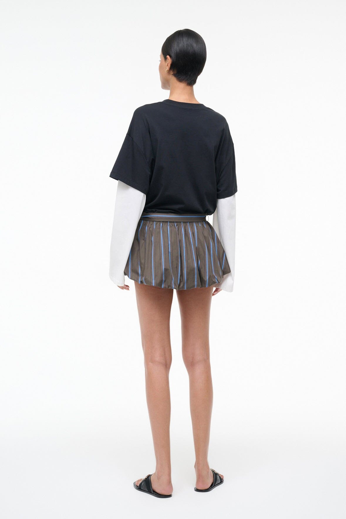 STAUD | Laguna Skirt Huntington Stripe