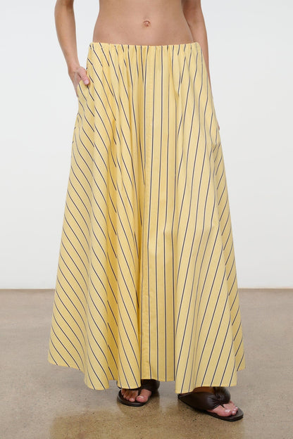 STAUD | Milano Skirt Monday Stripe