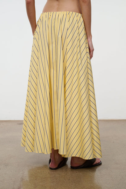 STAUD | Milano Skirt Monday Stripe