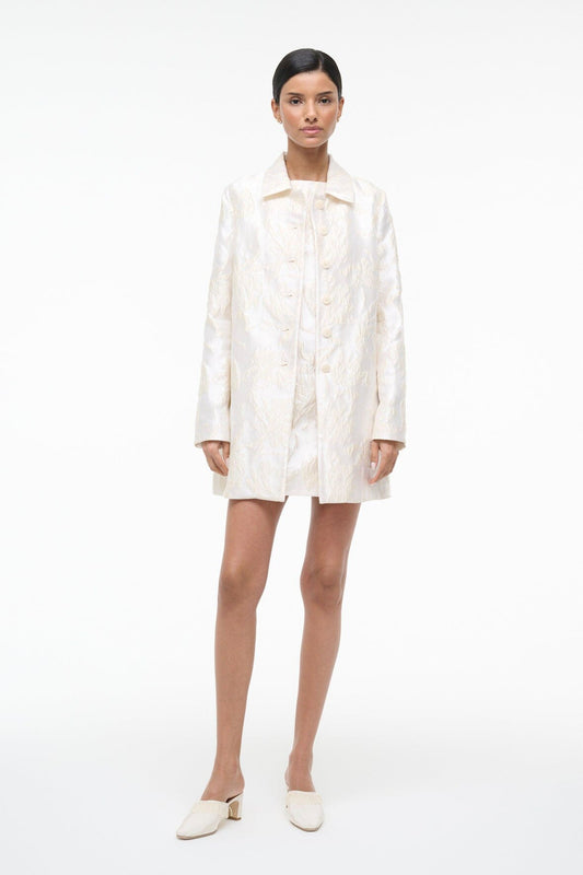 STAUD | Halton Jacket Botanica Ivory