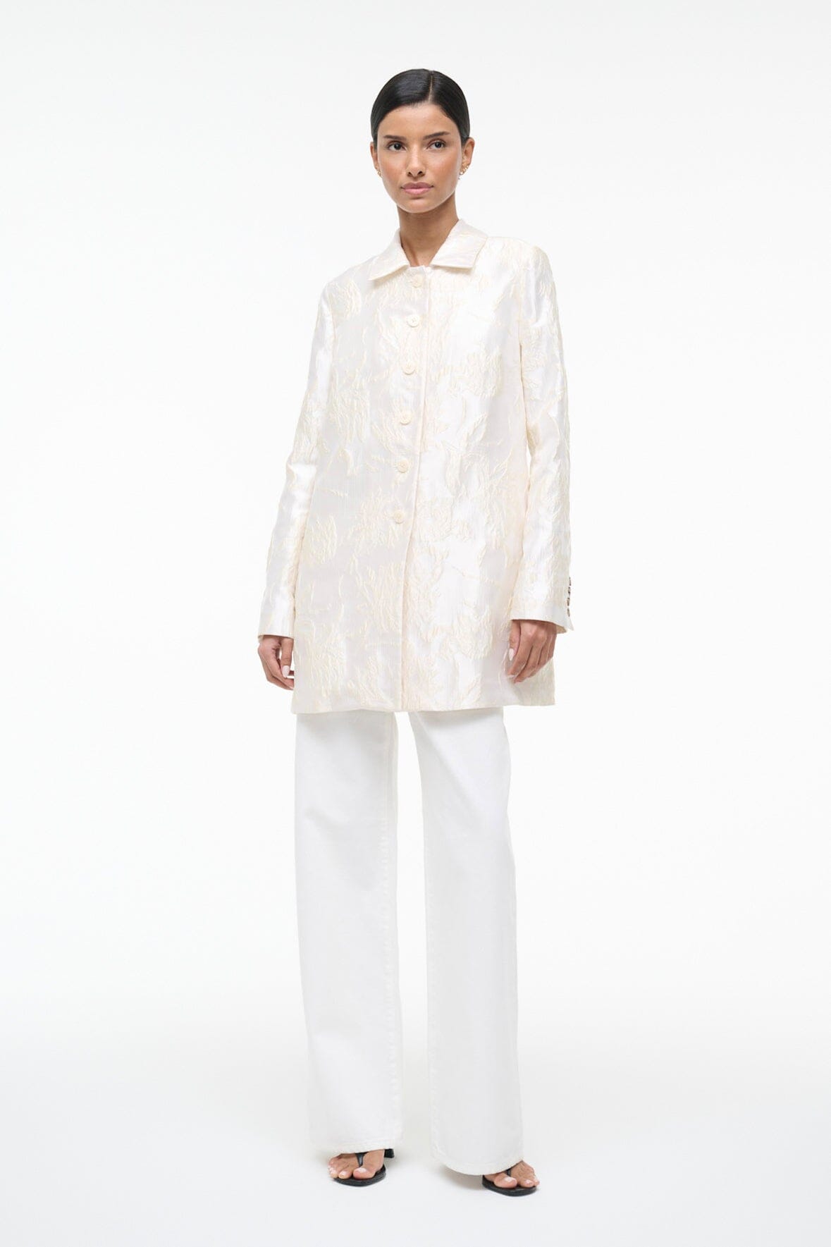 STAUD | Halton Jacket Botanica Ivory