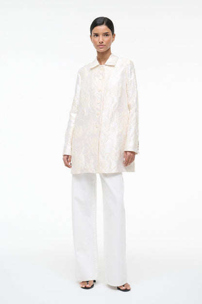 STAUD | Halton Jacket Botanica Ivory