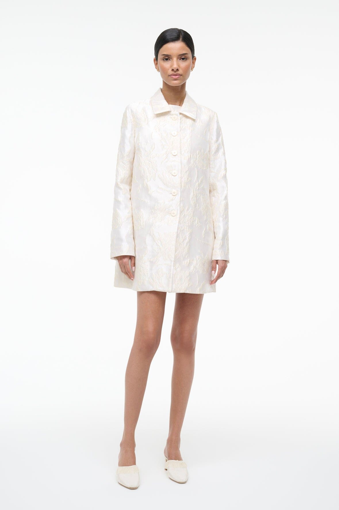 STAUD | Halton Jacket Botanica Ivory
