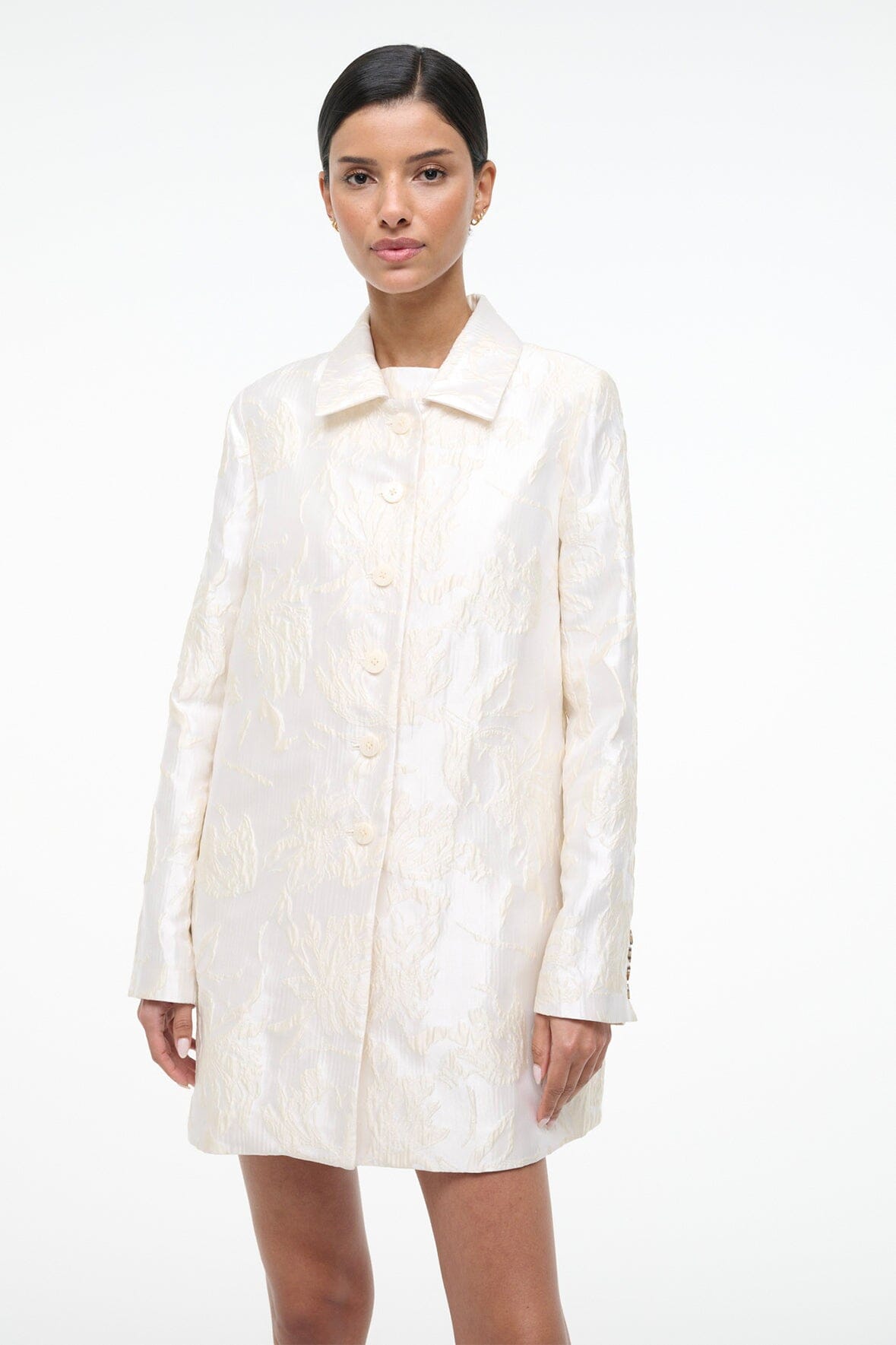 STAUD | Halton Jacket Botanica Ivory