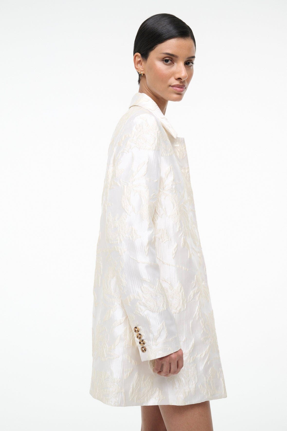 STAUD | Halton Jacket Botanica Ivory