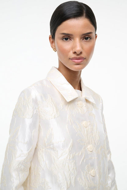 STAUD | Halton Jacket Botanica Ivory