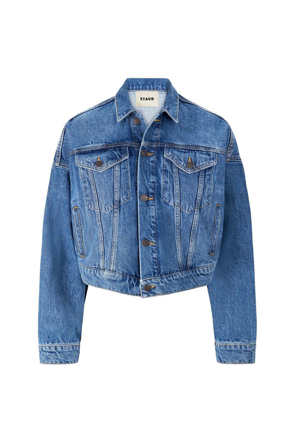 STAUD | Glen Denim Jacket Vintage Wash