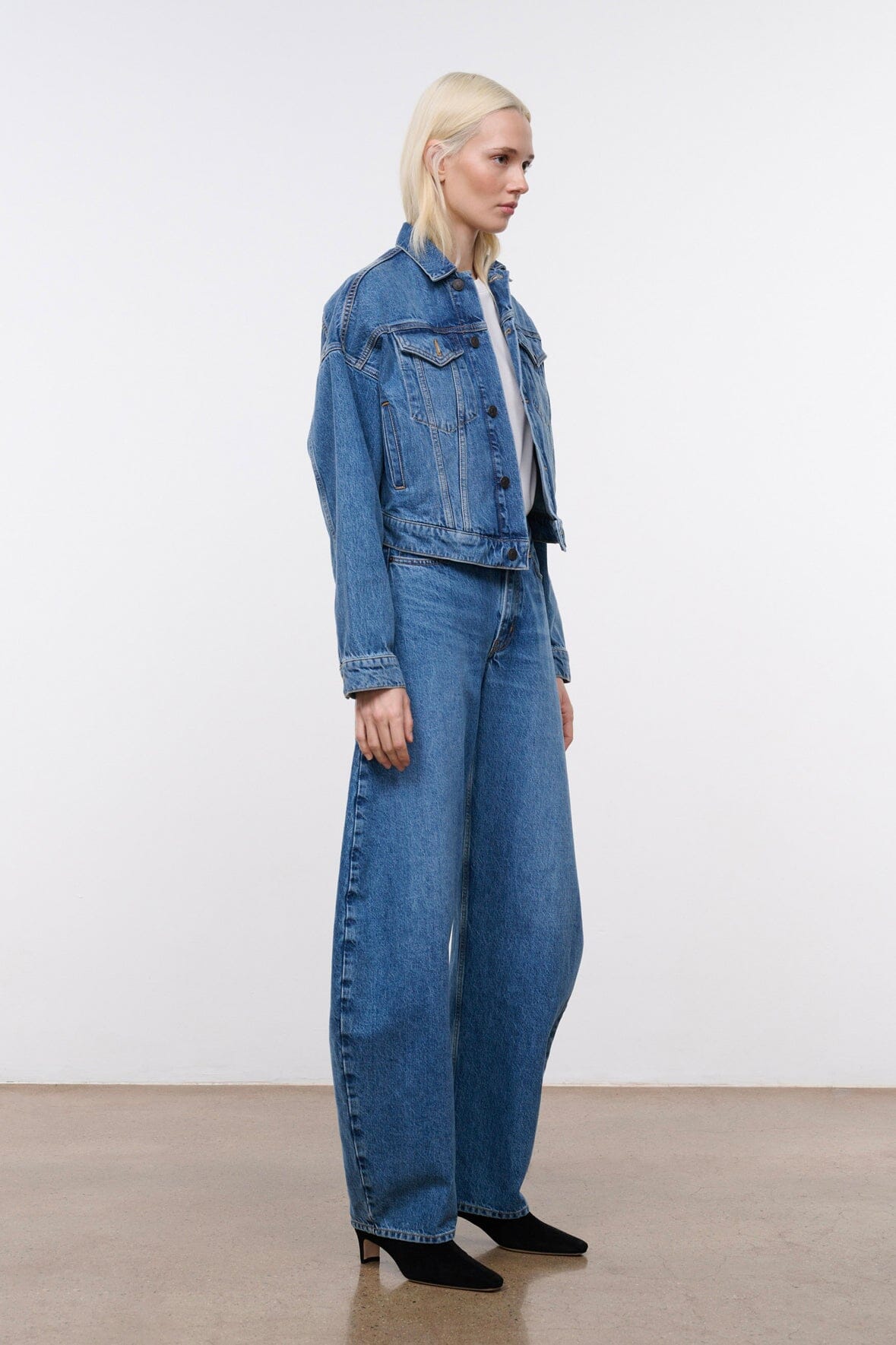 STAUD | Glen Denim Jacket Vintage Wash