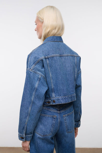 STAUD | Glen Denim Jacket Vintage Wash
