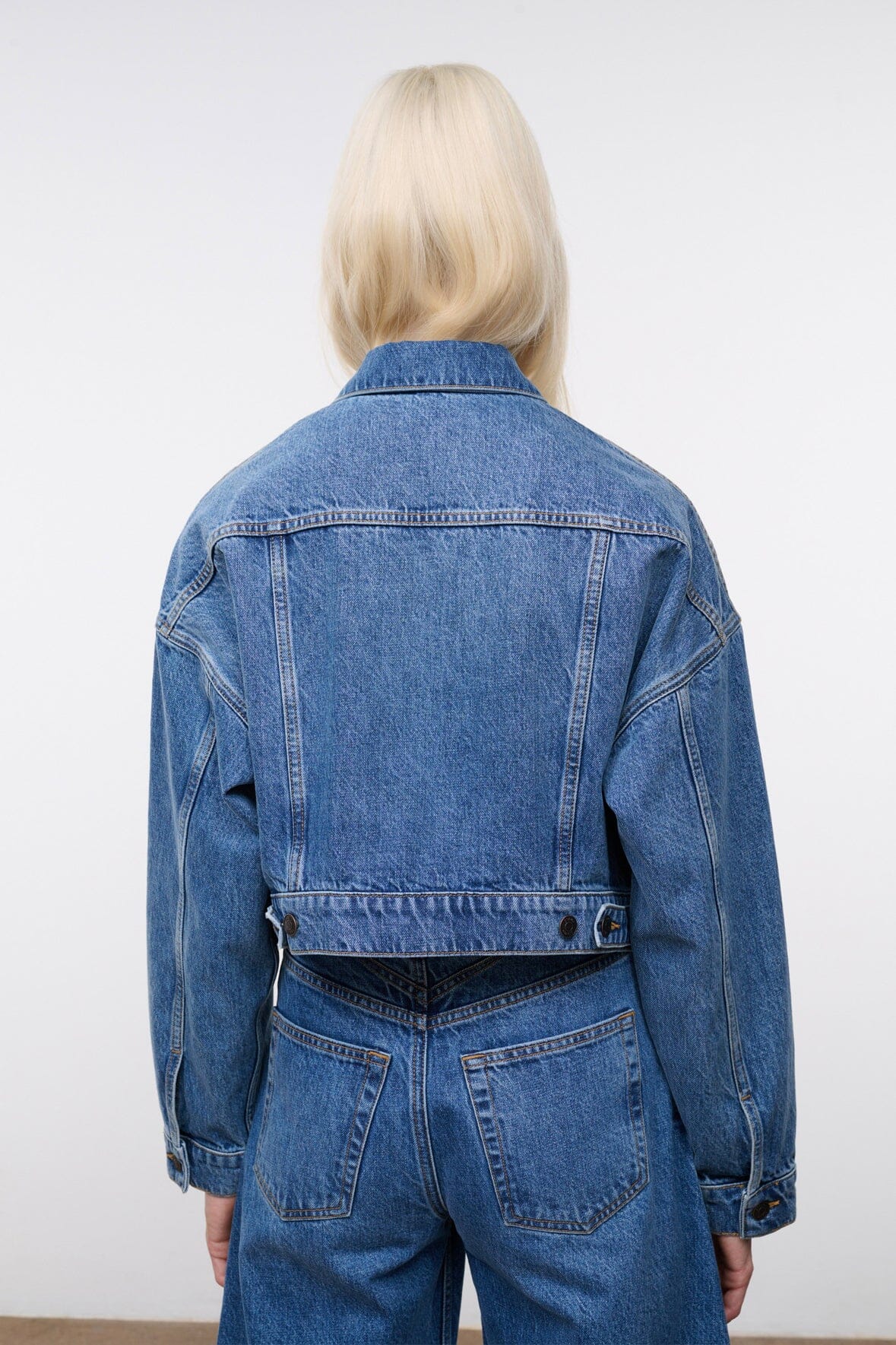 STAUD | Glen Denim Jacket Vintage Wash