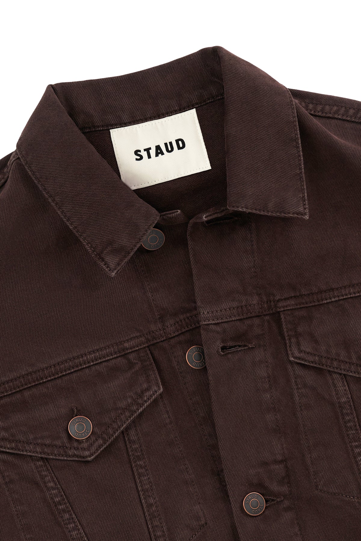 STAUD | Glen Denim Jacket Earth