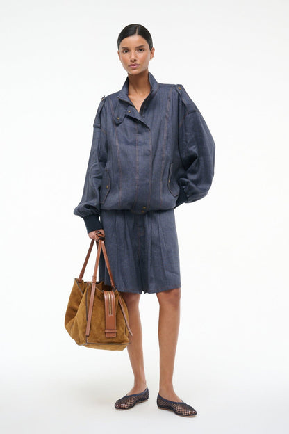 STAUD | Simone Jacket Chambray