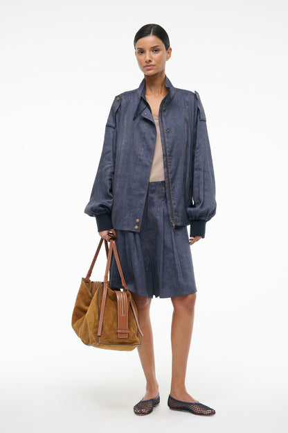 STAUD | Simone Jacket Chambray