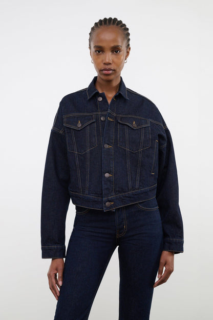 STAUD | Glen Denim Jacket Indigo